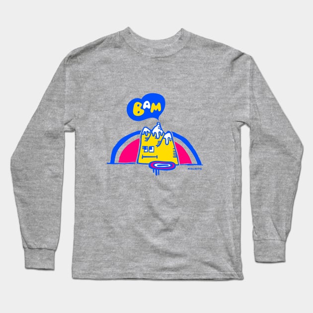 BAM Long Sleeve T-Shirt by Irina's Family Art Circle 